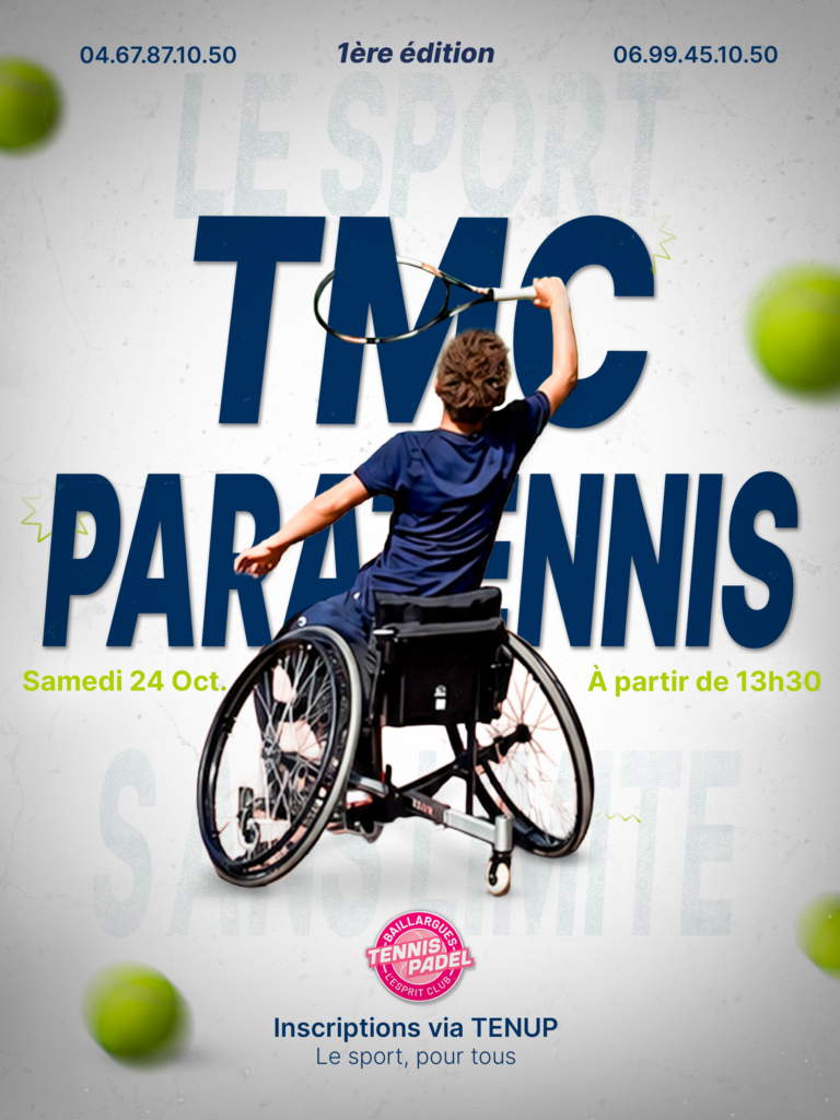 AFFICHE PARATENNIS